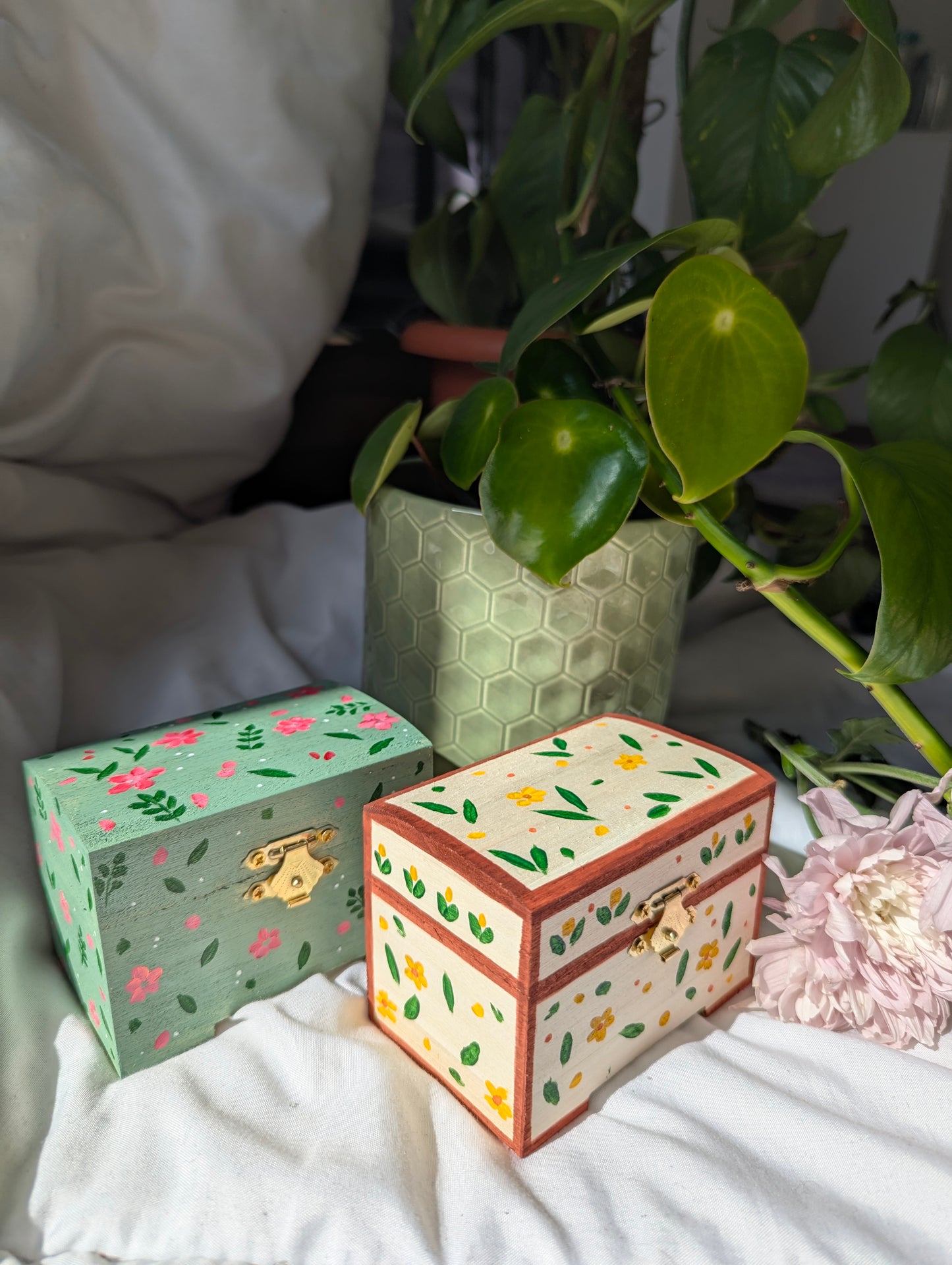 Handpainted Jewellery box