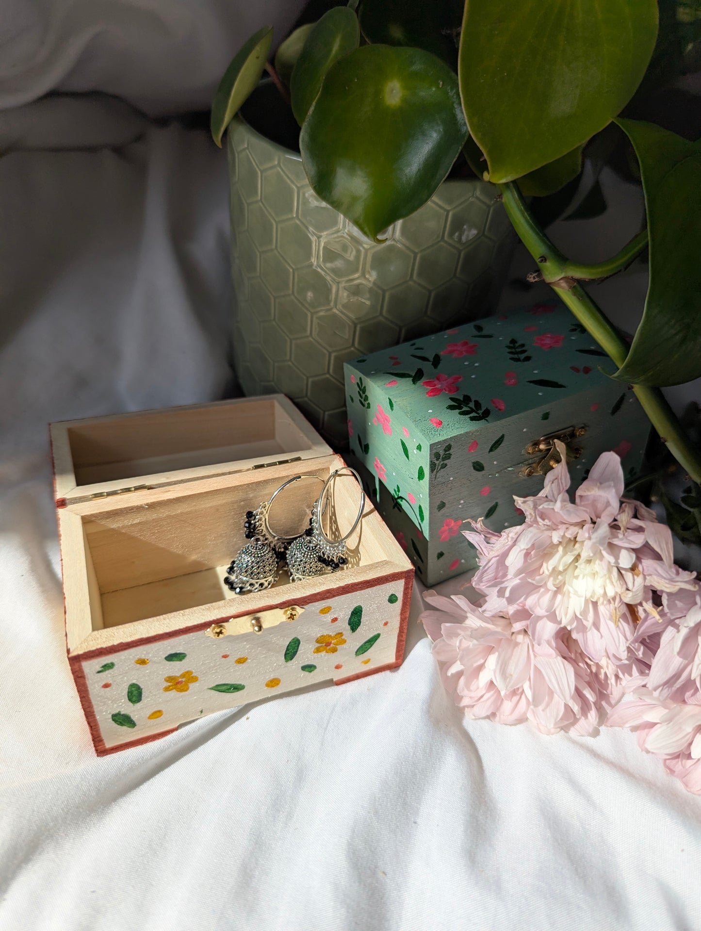 Handpainted Jewellery box