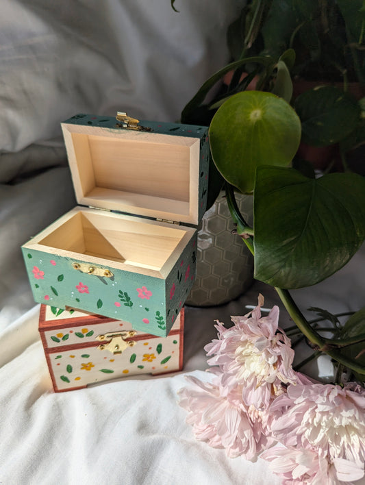 Handpainted Jewellery box