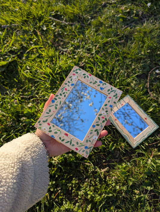 Artsy Mirror (floral)