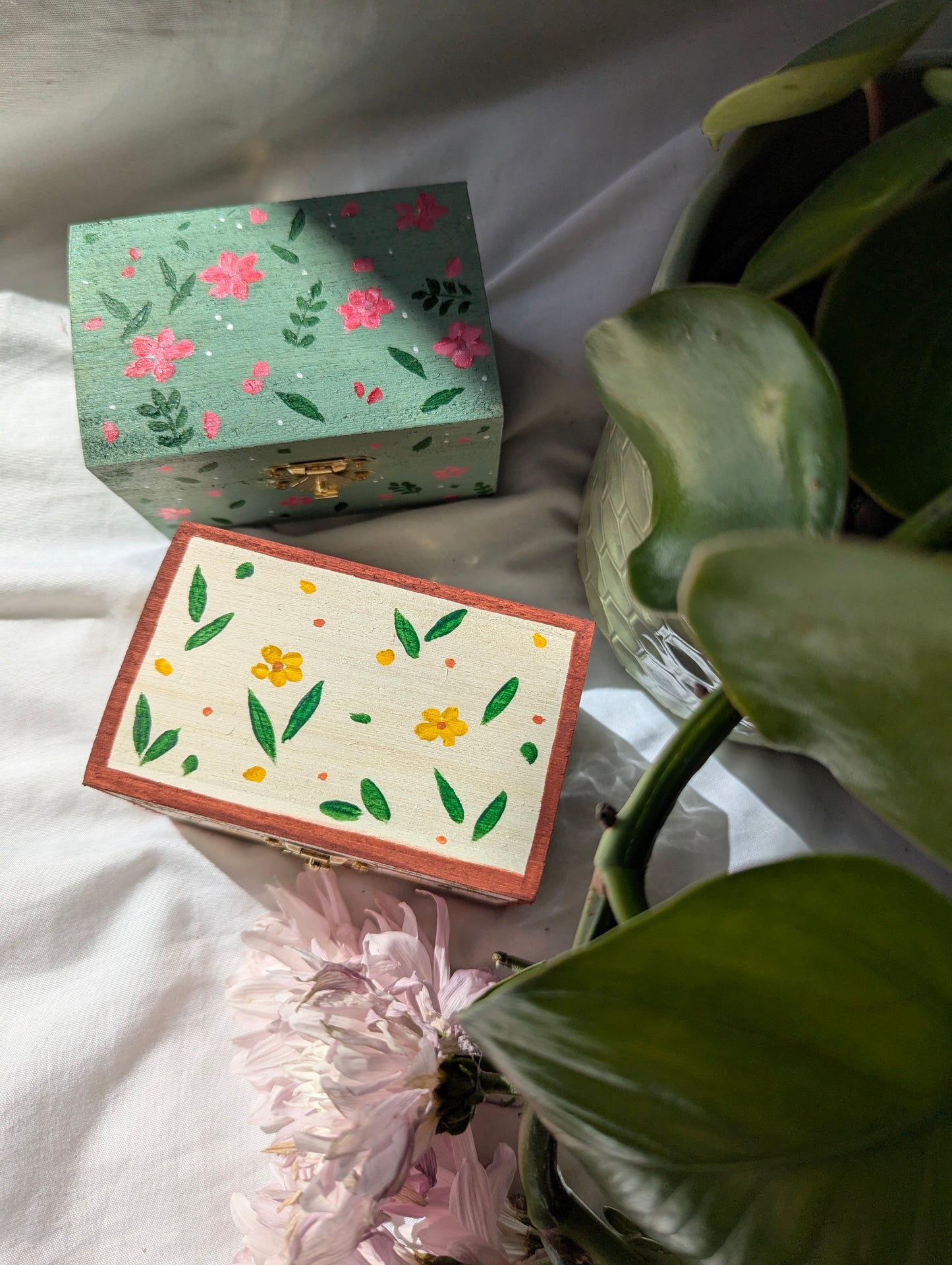 Handpainted Jewellery box